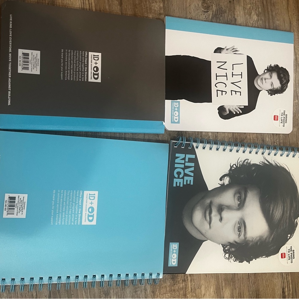1D Live Nice Harry Styles Notebook Bundle - Picture 2 of 2